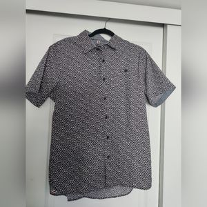 ⭐NWOT Vintage Design Sunrise Kingdom Men's Button Down Shirt Size M